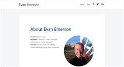 Desktop Screenshot of evanemerson.com